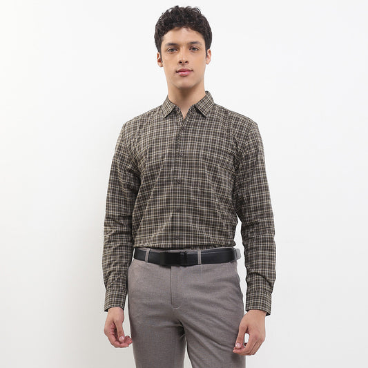 Cardinal Kemeja Lengan Panjang Slim Fit Pria F0006J06E