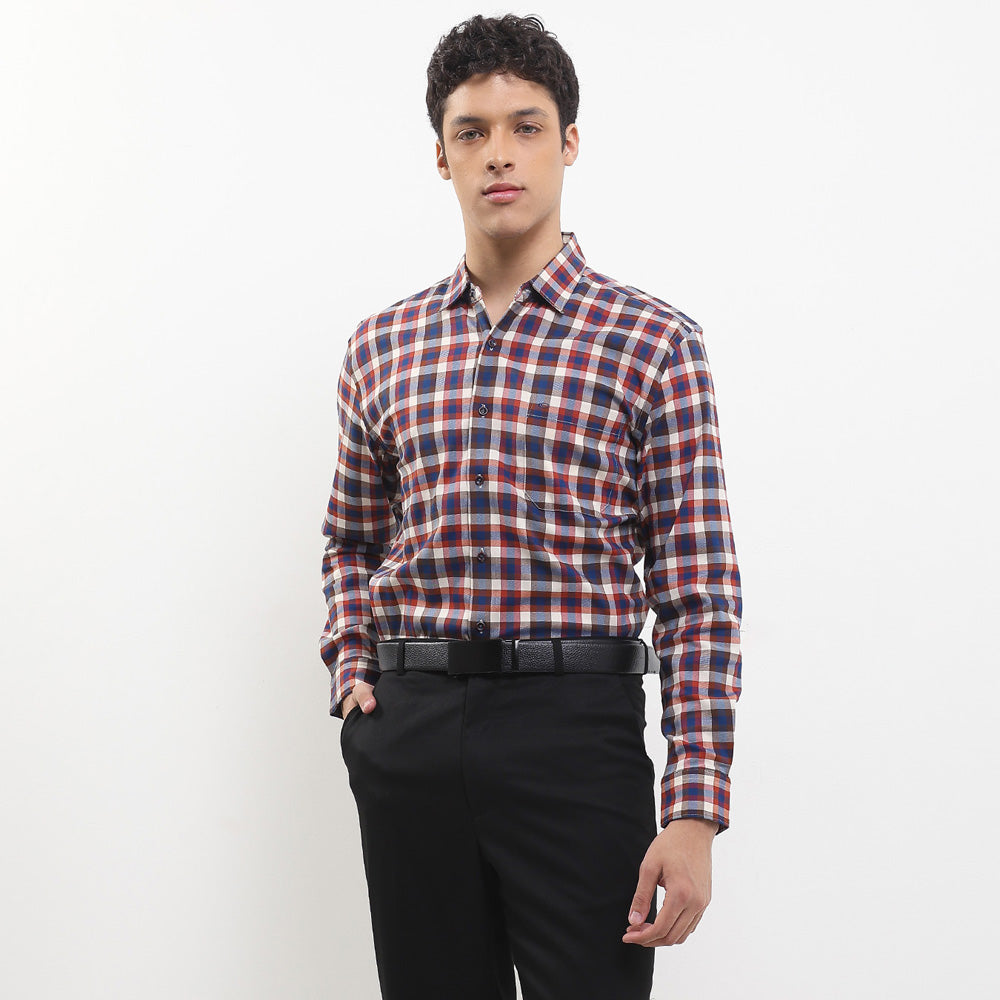Cardinal Kemeja Lengan Panjang Slim Fit Pria F0008J03B