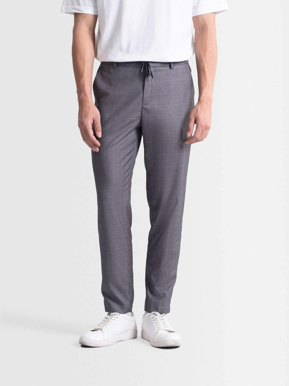 Cardinal Men's Formal Straight Fit Ankle Length Trousers F4021F04C