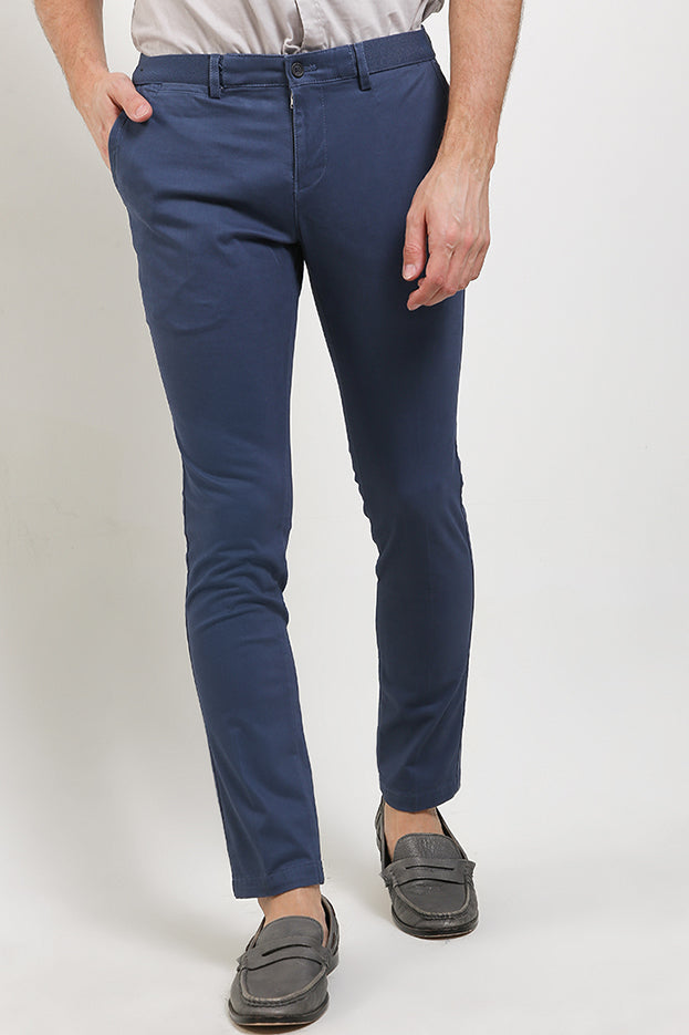 Celana Panjang Chinos Skinny Pria Cardinal F2025BK04B