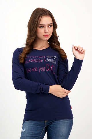 T-Shirt Wanita Slim Fit Cardinal G0295J02H