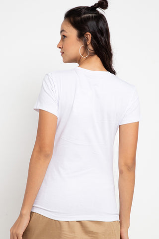 T-Shirt Slim Fit Wanita Cardinal G0328P08A