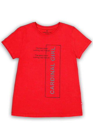 CARDINAL GIRL T-SHIRT 20 (MERAH)