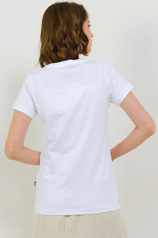 T-Shirt Slim Fit Wanita Cardinal G0478P08A
