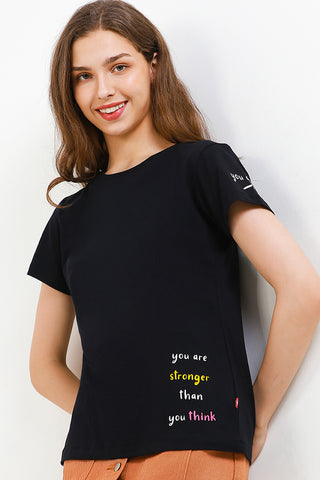 T-Shirt Slim Fit Wanita Cardinal G0486P01A