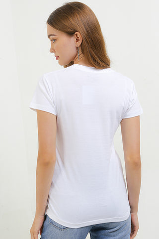 T-Shirt Slim Fit Wanita Cardinal G0498P08A