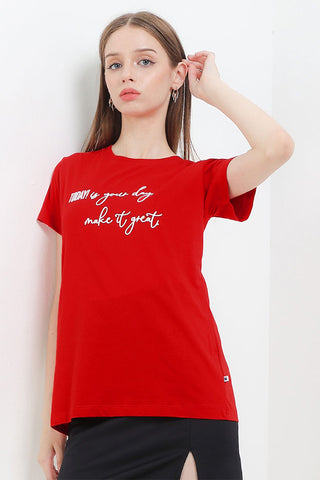 Cardinal T-Shirt Slim Fit Wanita G0579P11A