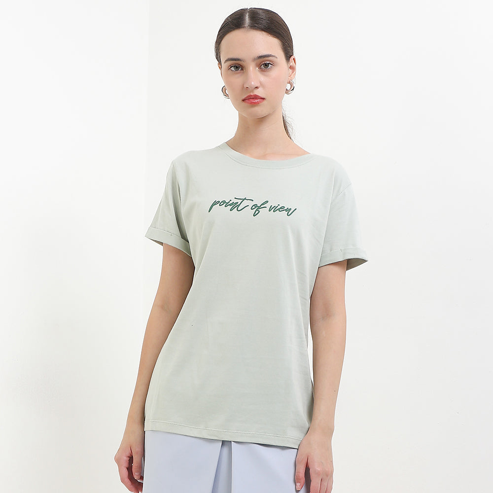 Cardinal T-Shirt Slim Fit Wanita G0595P06Z