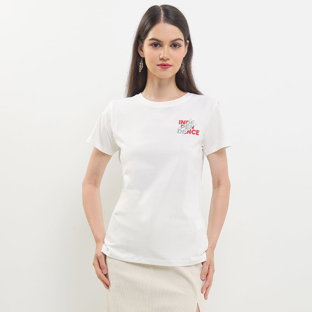 Cardinal T-Shirt Slim Fit Wanita G0681P08D