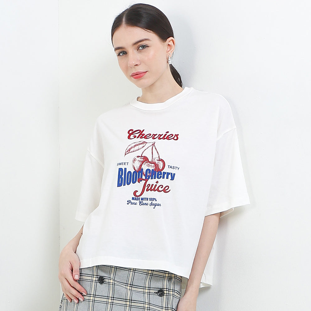 Cardinal T-Shirt Oversize Wanita G0633P08D