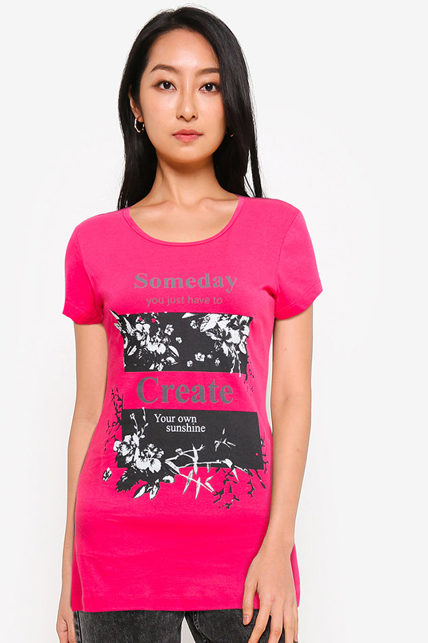 Cardinal T-Shirt Body Fit Wanita G0191P11G