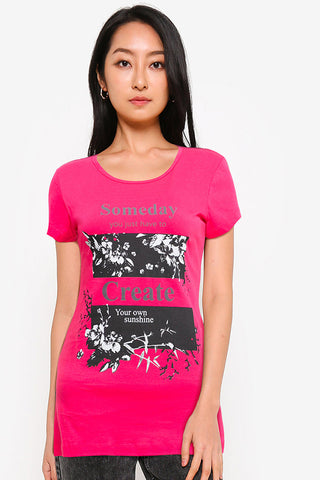 Cardinal T-Shirt Body Fit Wanita G0191P11G