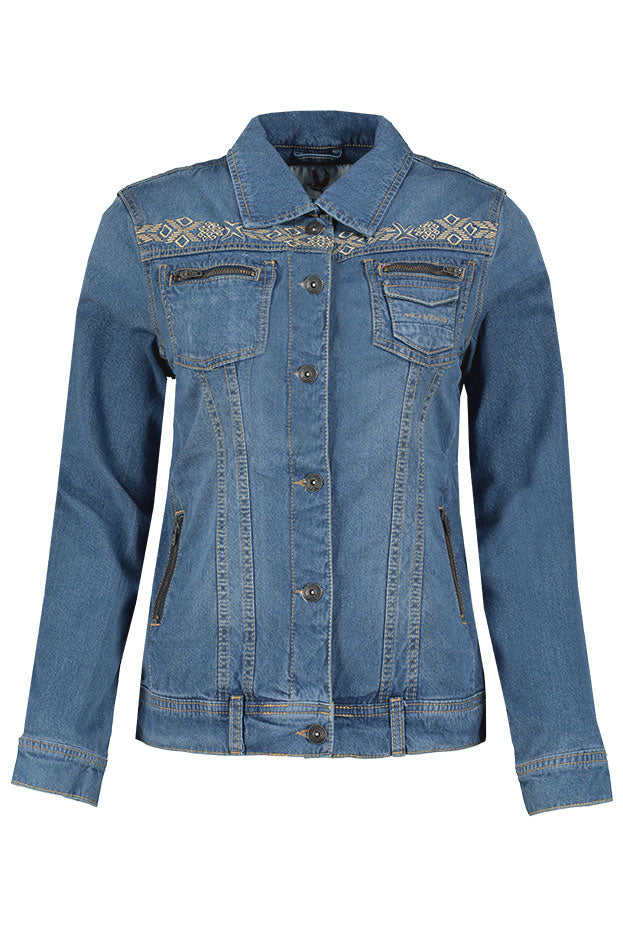 CARDINAL GIRL DENIM JACKET 3 (BIRU)