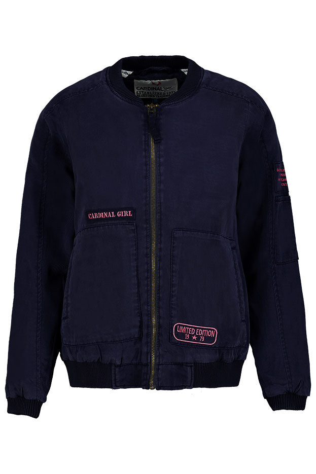 CARDINAL GIRL JAKET BOMBER 2 (NAVY)