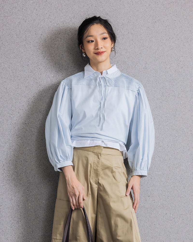 Pintuck Shirt