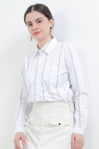 Cardinal Kemeja Loose Fit Wanita G1193J02B