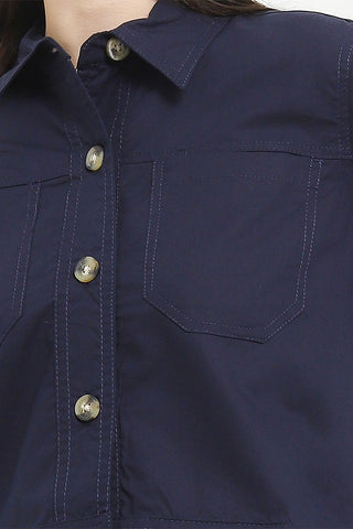 Cardinal Gorpcore Kemeja Loose Fit Wanita G1275J02H