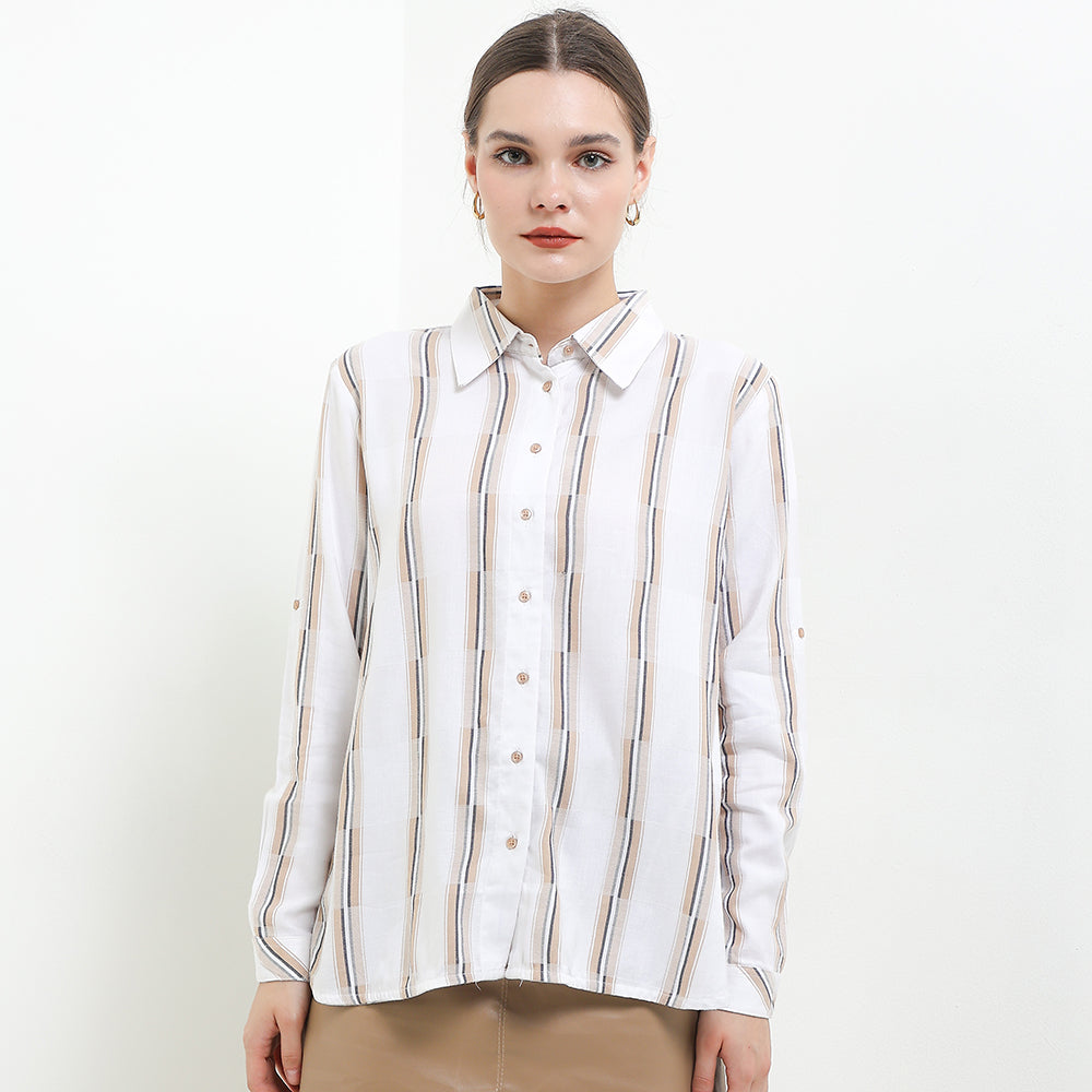 Cardinal Kemeja Loose Fit Wanita G1449J05A