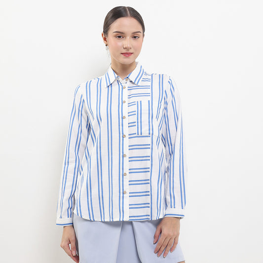 Cardinal Kemeja Loose Fit Wanita G1488J02Z