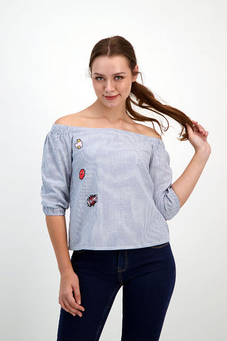 Blouse Loose Fit Cardinal Girl G0020D02H
