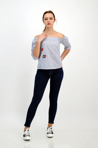 Blouse Loose Fit Cardinal Girl G0020D02H