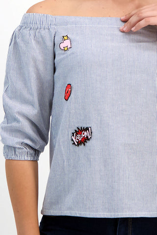 Blouse Loose Fit Cardinal Girl G0020D02H