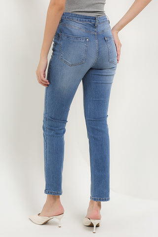 Cardinal Celana Panjang Jeans High Waist Skinny Wanita G0160B17C