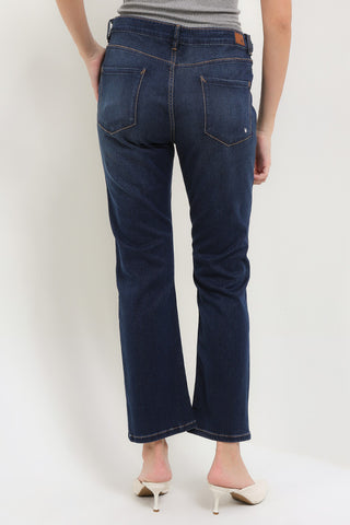 Cardinal Celana Panjang Jeans High Waist Straight Cut Wanita G0005B15D