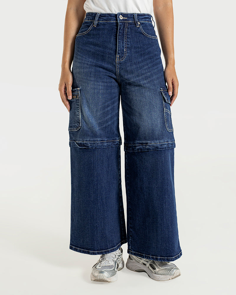 Comfort Cargo Dark Denim