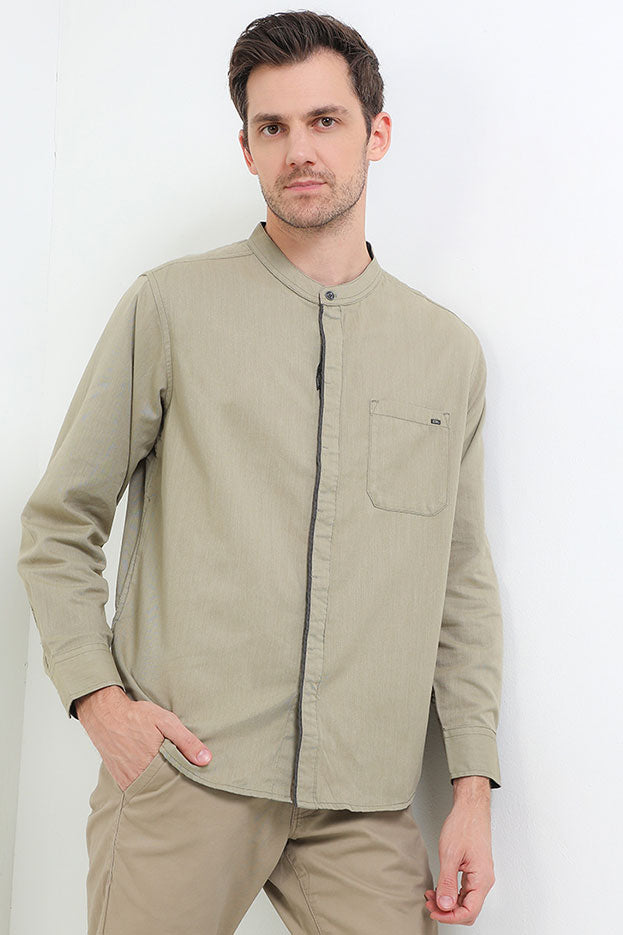 CDL Kemeja Koko Lengan Panjang Big Size H0014N06D