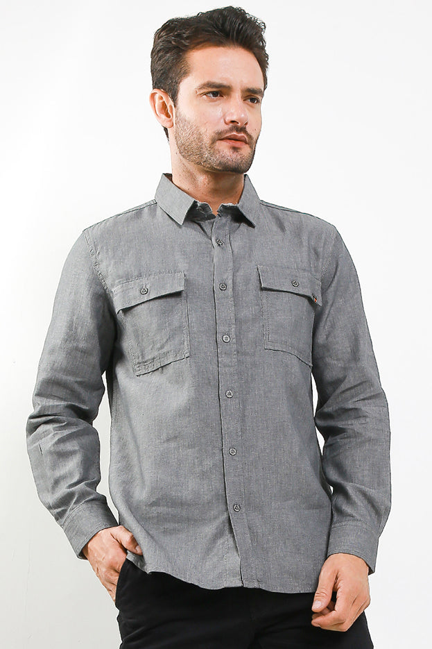 Kemeja Slim Fit Pria CDL H0168J04E