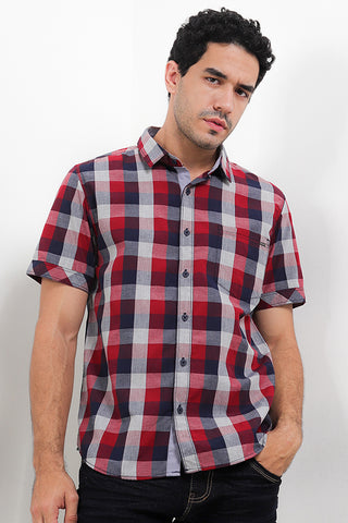 CDL Kemeja Lengan Pendek Slim Fit Pria H0218P11B
