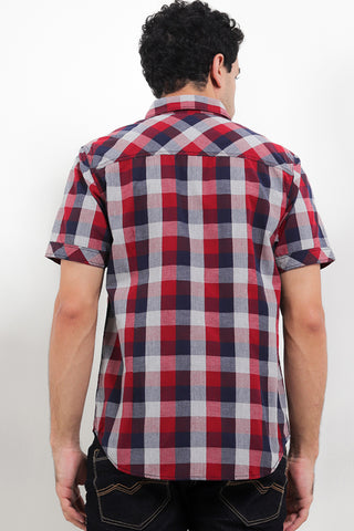 CDL Kemeja Lengan Pendek Slim Fit Pria H0218P11B