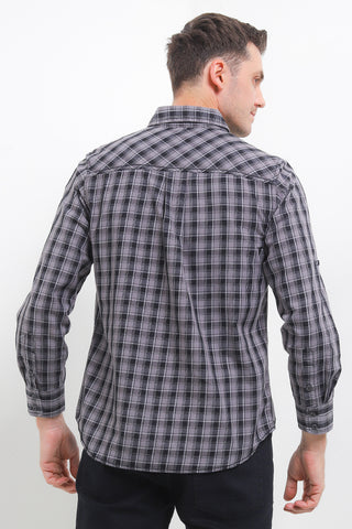 CDL Kemeja Lengan Panjang Slim Fit Pria H0219J04C