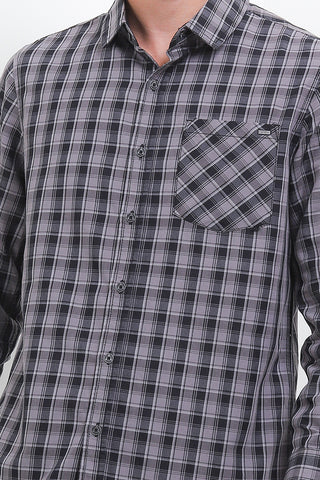 CDL Kemeja Lengan Panjang Slim Fit Pria H0219J04C