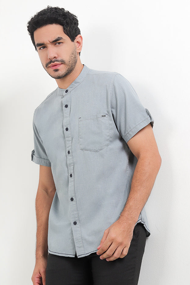 CDL Kemeja Lengan Pendek Slim Fit Pria H0226P04F
