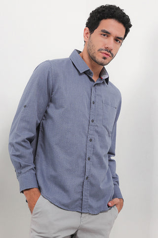 CDL Kemeja Lengan Panjang Slim Fit Pria H0231J02C