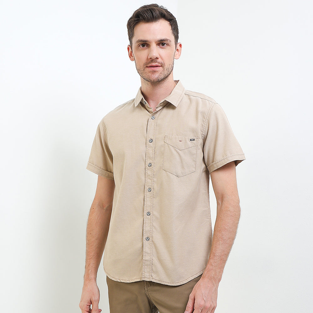 CDL Kemeja Lengan Pendek Slim Fit Pria H0254P05A