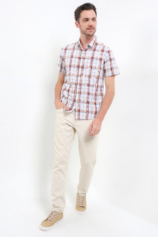 CDL Kemeja Lengan Pendek Slim Fit Pria H0268P03B