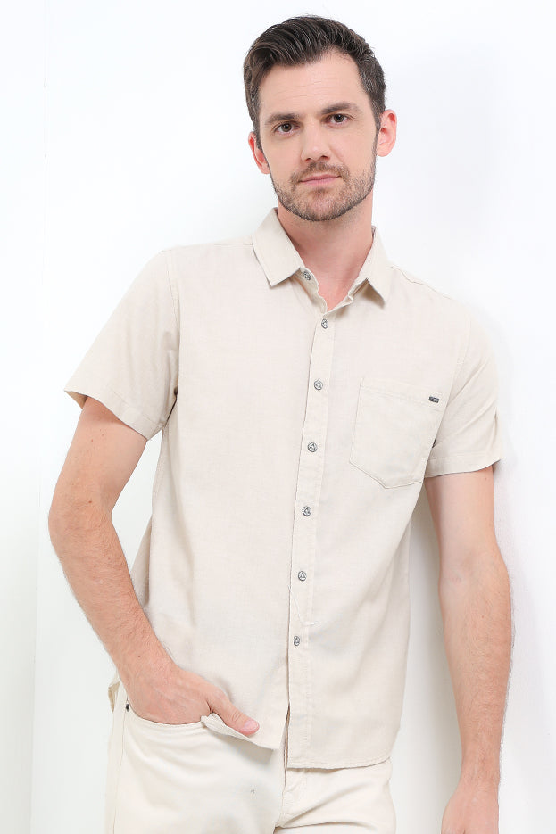 CDL Kemeja Lengan Pendek Slim Fit Pria H0269P12D