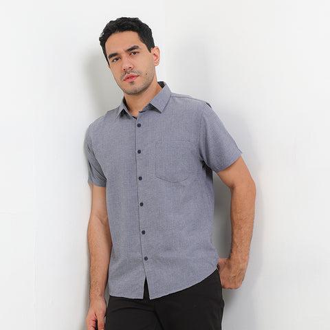 CDL Kemeja Lengan Pendek Slim Fit Pria H0273P02C