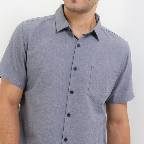 CDL Kemeja Lengan Pendek Slim Fit Pria H0273P02C