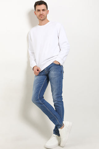 Celana Panjang Jeans Skinny Pria CDL H0048BK17A