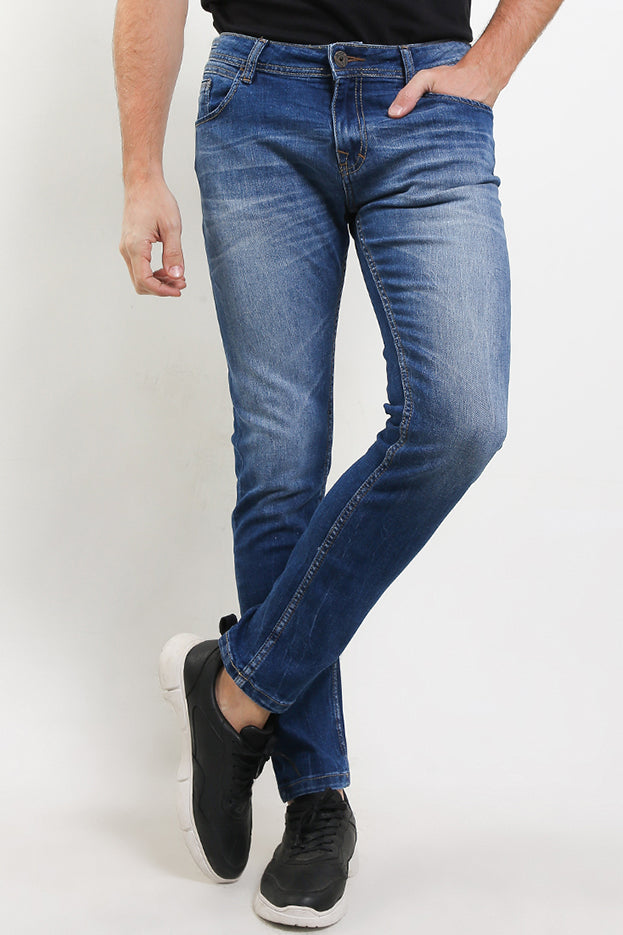 Celana Panjang Jeans Skinny Pria CDL H0065BK16A