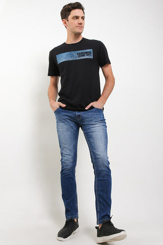 Celana Panjang Jeans Skinny Pria CDL H0065BK16A