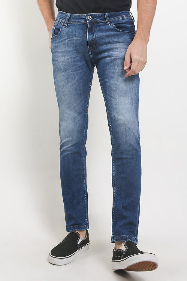 Celana Panjang Jeans Skinny Pria CDL H0066BK16A