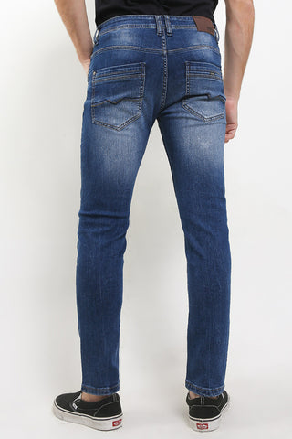 Celana Panjang Jeans Skinny Pria CDL H0066BK16A