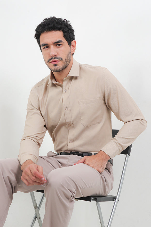 CDL Kemeja Lengan Panjang Slim Fit Pria I0266J12A