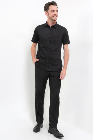 CDL Kemeja Lengan Pendek Slim Fit Pria I0301P01A