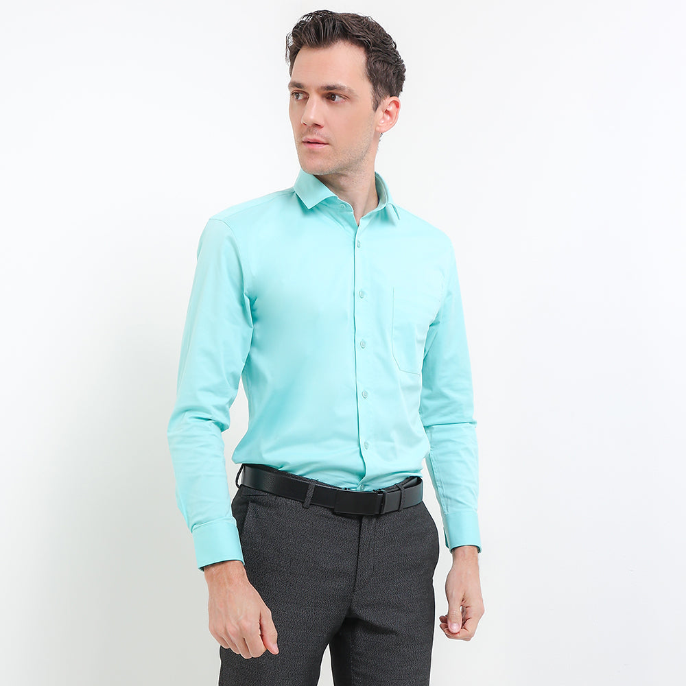 CDL Kemeja Lengan Panjang Slim Fit Pria I0313J06D